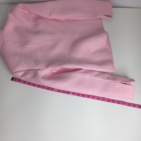 LOUBENS Quilted Lined Open Front Blazer Size 8 - Picture 5 of 8